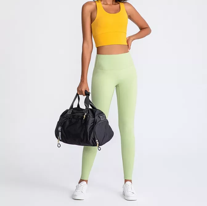 Customize women gym stretch compression comfort scrunch seamless Yoga leggings Training Clothing spo