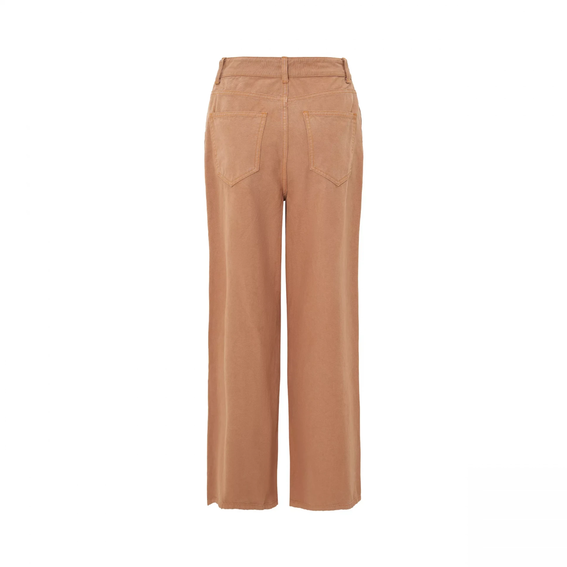 2024 New Solid Color Women Jeans Loose Slim High Waisted Straight Pants Women's Casual Pants