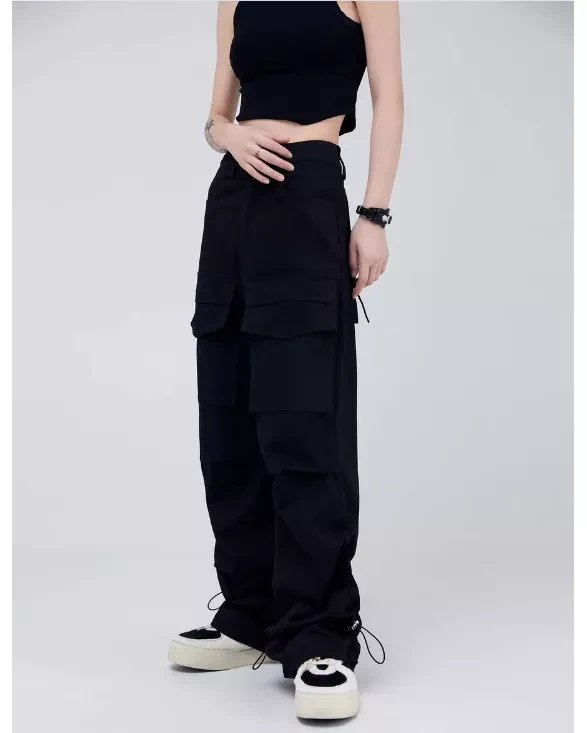 Cargo pants trousers casual workwear twill pants work clothing for women