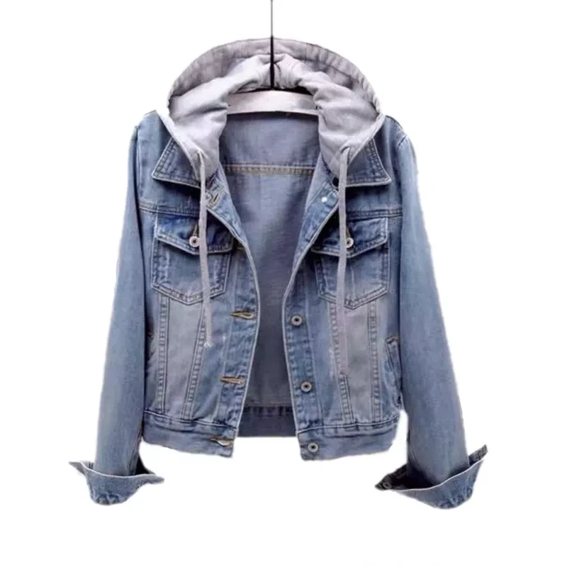 Autumn Spring Women custom hoodie jackets Slim Button Long Sleeve Fashion Hoodies Street Wear Outdoo