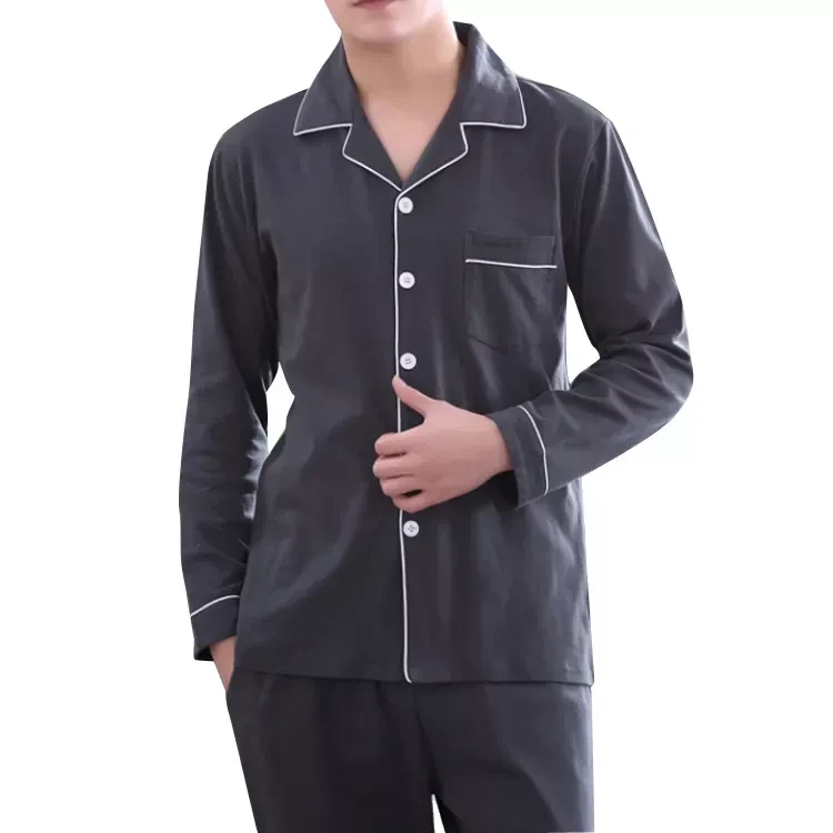 Classic Men cotton pajamas set custom comfortable pajamas New Arrivals Latest