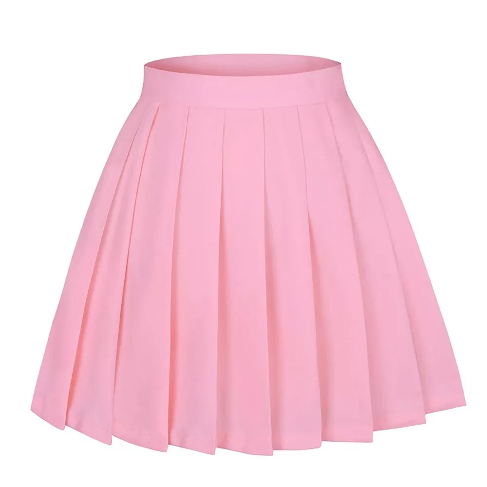 Women's High Waist Pleated Cosplay Cheer Skirt Mini School Tennis Skirts Thanksgiving Day Chris