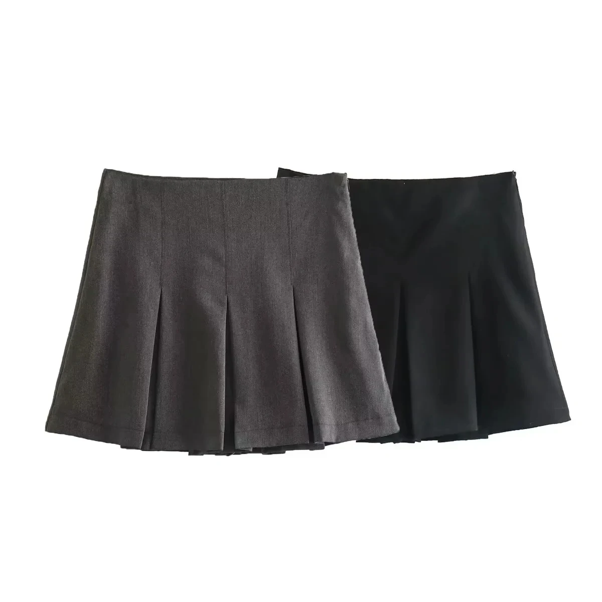 Mini Skirts Women Ruffles Pleated Sexy Shorts Skirts Female Fashion 2023 Streetwea
