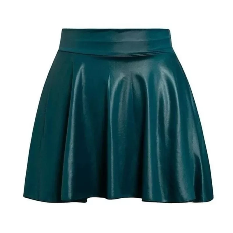 Sports High Waist Midi Skirt Women's Leather Short Tennis Streetwear XS Size Mini Hot Sale